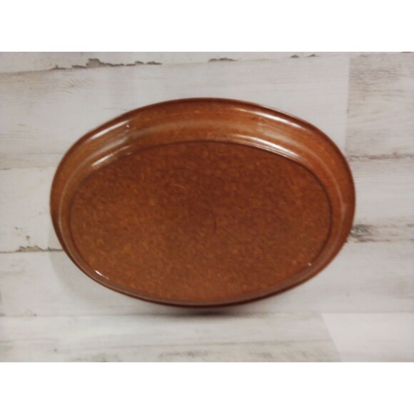 Caduceus Brown/Tan Bowl Platter‎  Great For Fruit Or Bread - Picture 12 of 16